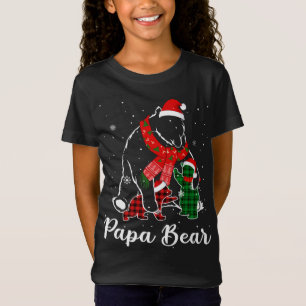 Grapny Green Red Pset Papa Beer Matching Pajama Fa T-shirt