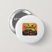 Grapny Happy Halloween-ontwerp Ronde Button 5,7 Cm (Voorkant /achterkant)