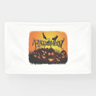 Grapny Happy Halloween-ontwerp Spandoek