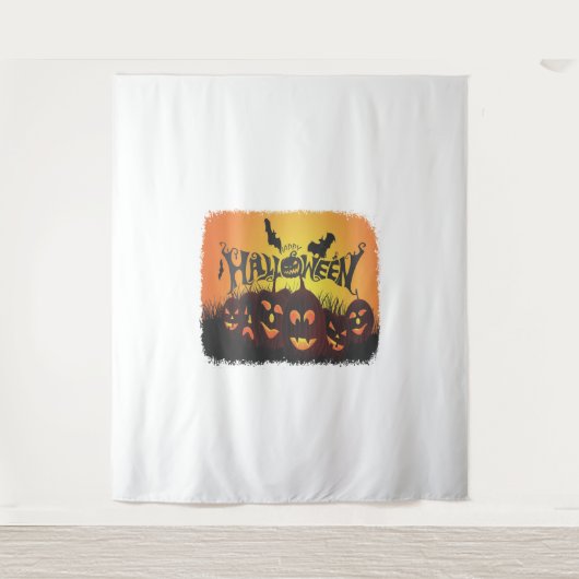 Grapny Happy Halloween-ontwerp Wandkleed (Voorkant)
