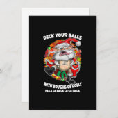 Grapny Happy Kerstbozy Santa Festive Merry Xm Kaart (Voorkant / Achterkant)