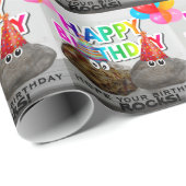 Grapny Hope je verjaardag Rocks Cadeaupapier (Rol Hoek)