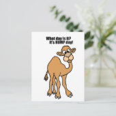 Grapny Hump Day Camel Art Briefkaart (Staand voorkant)