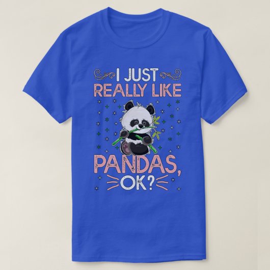 Grapny, ik hou gewoon van Pandas OK T-shirt (Design voorkant)