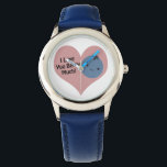 Grapny, ik hou van je Berry Much Cute Kawaii Blueb Horloge<br><div class="desc">Ik hou veel van je bes! Funny berry pun en schattige kawaï bosbes.</div>
