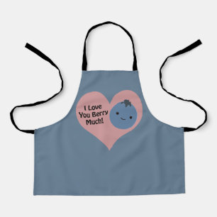Grapny, ik hou van je Berry Much Cute Kawaii Blueb Schort