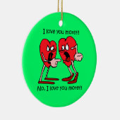 Grapny, ik hou van je keramisch ornament (Rechts)
