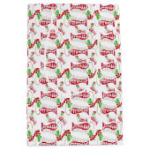 Grapny Kerstfeest Vist Merry Fishmas ♫ ♥ Medium Cadeauzakje (Voorkant)