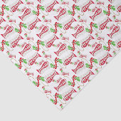 Grapny Kerstfeest Vist Merry Fishmas ♫ ♥ Tissuepapier (Detail)