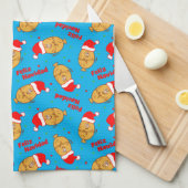 Grapny Kerstmis Tamales Pattern Theedoek (Quarter Fold)