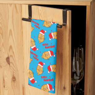 Grapny Kerstmis Tamales Pattern Theedoek