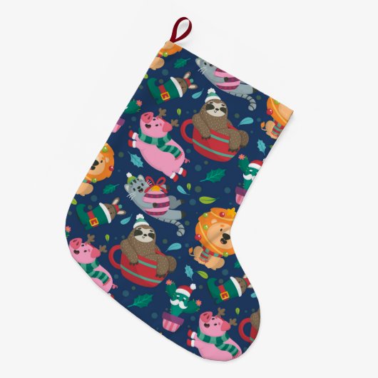 Grapny Kerstpattern Grote Kerstsok (Voorkant (Hangend))