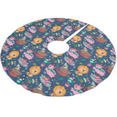 Grapny Kerstpattern Kerstboom Rok (Gekanteld)