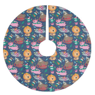 Grapny Kerstpattern Kerstboom Rok