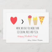 Grapny mam houdt van je meer rode Moederdag Feestdagenkaart (Voorkant / Achterkant)