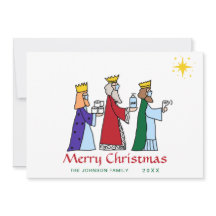 Grapny Merry Kerstmis 3 Kings Greeting Holiday