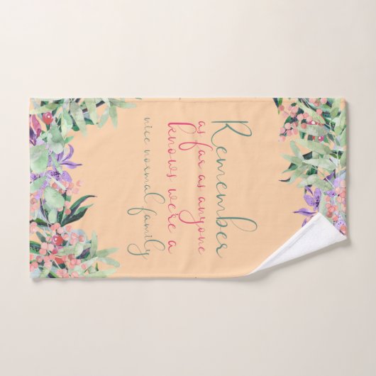 Grapny Normal Family quote Handdoek (Handdoek)