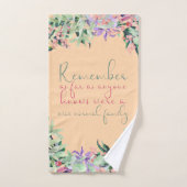 Grapny Normal Family quote Handdoek (Handdoek)