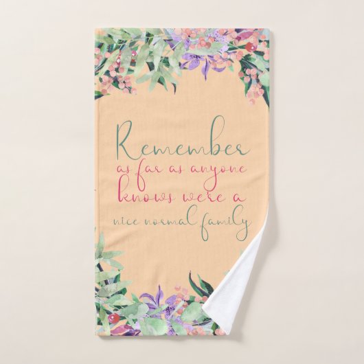 Grapny Normal Family quote Handdoek (Handdoek)