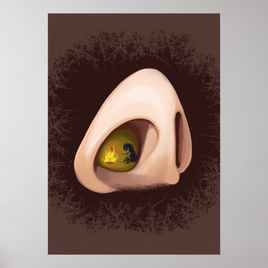 Grapny Nose Bug waarom we neeze Poster (Voorkant)