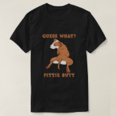 Grapny Pitbull, ik denk wat Pittie maar ik Hondenl T-shirt (Design voorkant)