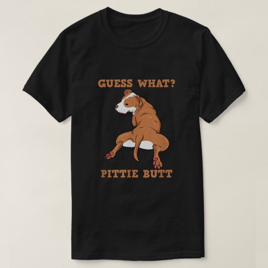 Grapny Pitbull, ik denk wat Pittie maar ik Hondenl T-shirt (Design voorkant)