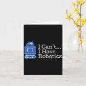 Grapny Quote dat ik geen robotica heb. Kaart (Gele Bloem)