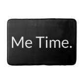 Grapny Quote me Time Black White Badmat (Voorkant)