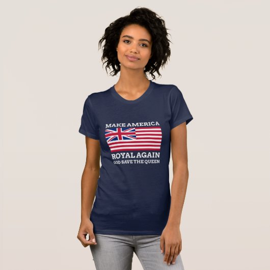 Grapny Red Blue maakt Amerika weer een koninklijke T-shirt (Voorkant volledig)