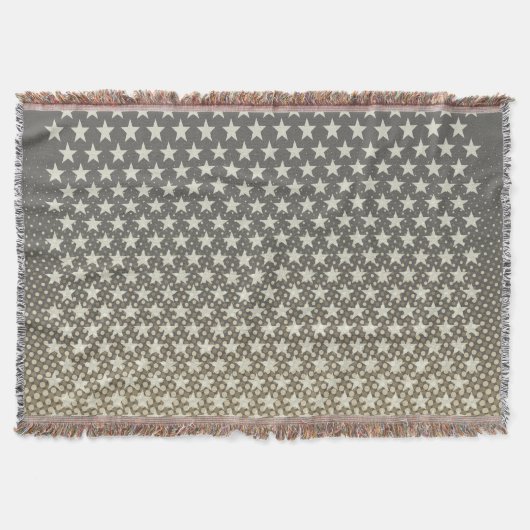 Grapny Stars Pattern transparant + jouw idee Deken (Voorkant)