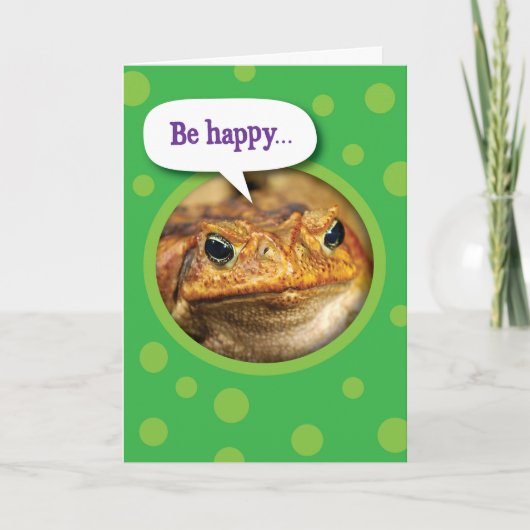 Grapny Toad, je bent nog niet gekwetst. Kaart (Voorkant)