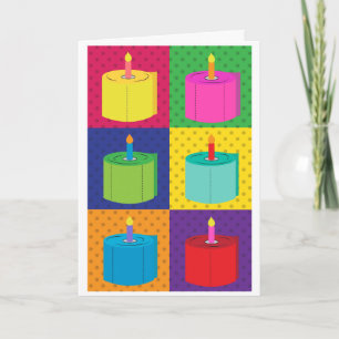 Grapny Toilet Paper Birthday Pop Art Kaart