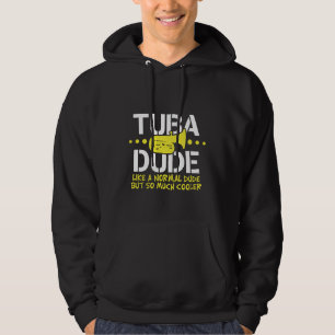 Grapny Tuba-man als normaal, maar koeler-cadeau Hoodie