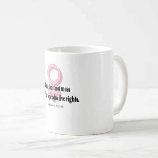 Grapny Weemens Rights Quote Koffiemok (Voorkant rechts)