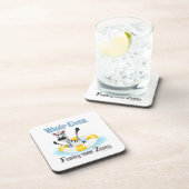 Grapny What Floats you Zebra Bier Onderzetter (Rechterzijde)