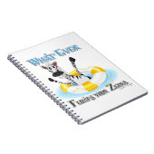 Grapny What Floats you Zebra Notitieboek (Rechterzijde)