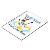 Grapny What Floats you Zebra Notitieboek (Linkerzijde)