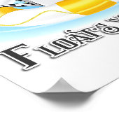 Grapny What Floats you Zebra Poster (Hoek)