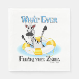 Grapny What Floats you Zebra Servetten