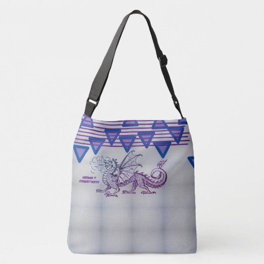 Grapo Draco Messenger Bag Crossbody Tas (Achterkant)