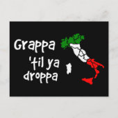 Grappa Til Ya Droppa Briefkaart (Voorkant)