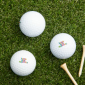 Grappen Onze Identiteit – Speelse Statement T-shir Golfballen (Insitu Gras)