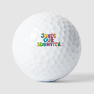 Grappen Onze Identiteit – Speelse Statement T-shir Golfballen