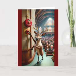 Grappen op de stoute lijst van de Kerstman Feestdagen Kaart