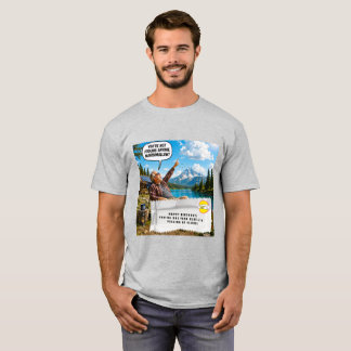 Grappen over kauwgomverpakkingen t-shirt