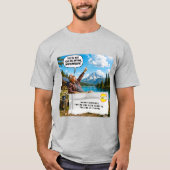 Grappen over kauwgomverpakkingen t-shirt (Voorkant)