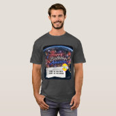 Grappen over kauwgomwikkels 4 juli T-shirt (Voorkant volledig)