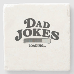 Grappen van papa's die laden met Vaderdag Opa Echt Stenen Onderzetter