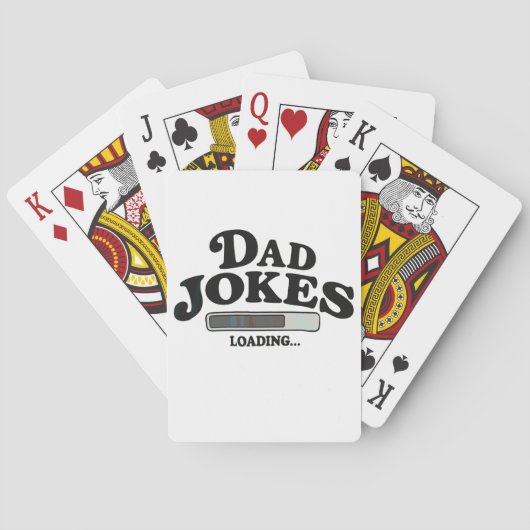 Grappen van papa's die laden op Vaderdag Opa Echtg Pokerkaarten (Achterkant)