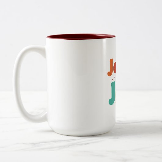 Grappen voor Jets Tweekleurige Koffiemok (Links)